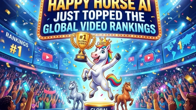 Happy Horse AIが世界の動画ランキングで首位に