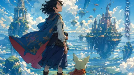 架空のアニメ映画のポスターをGPT image2で作成。
