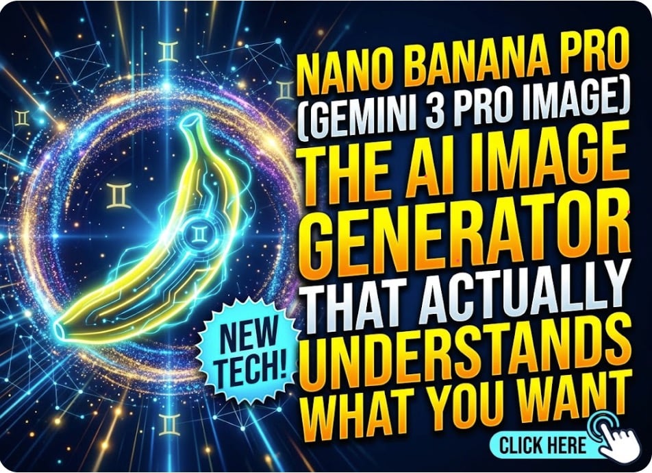 Nano Banana Pro (Gemini 3 Pro Image): The AI Image Generator That Actually Understands What You Want
