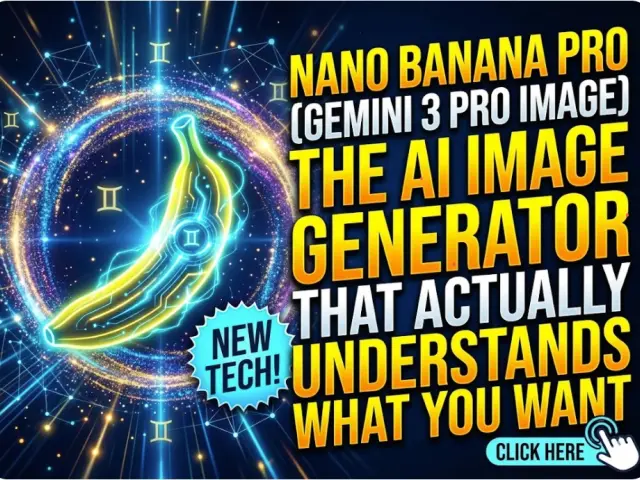 Nano Banana Pro (Gemini 3 Pro Image): The AI Image Generator That Actually Understands What You Want