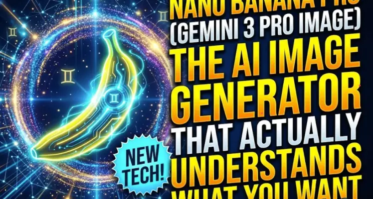 Nano Banana Pro (Gemini 3 Pro Image): The AI Image Generator That Actually Understands What You Want