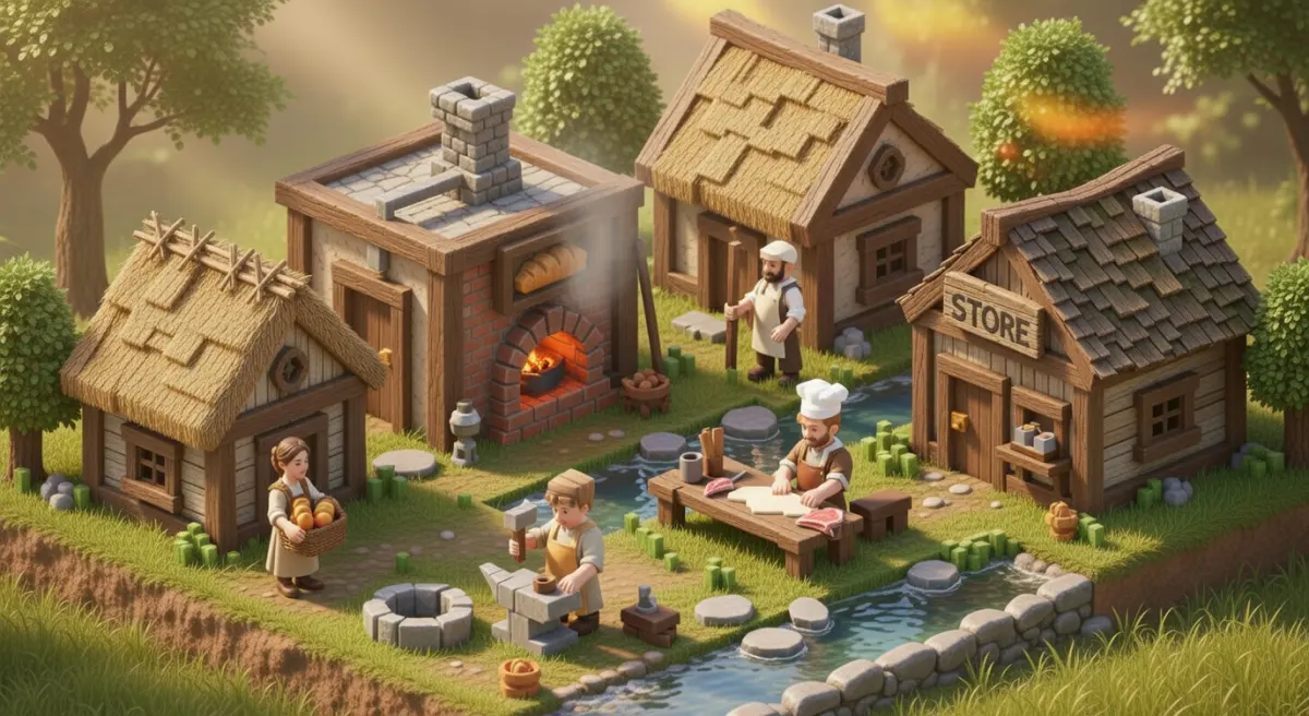 Make this scene more realistic but still keep the game vibes