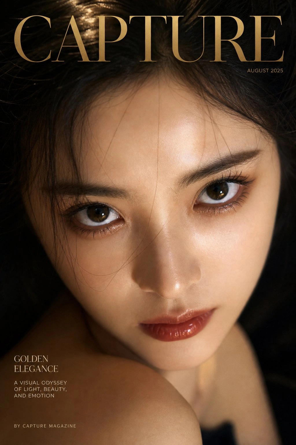 High-Fashion Magazine Cover Style
