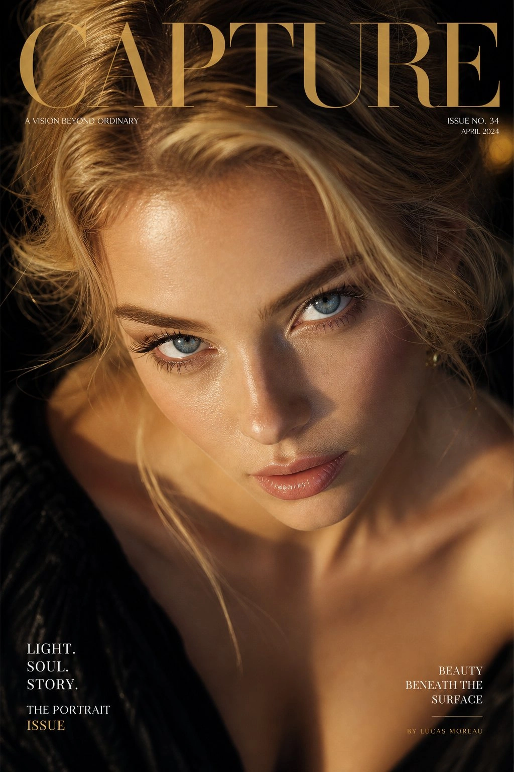 Editorial Close-Up Portrait