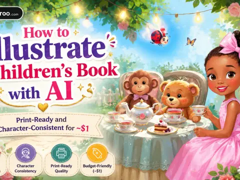 Como ilustrar um livro infantil com IA (pronto para impressão e com personagens consistentes por cerca de US$ 1)