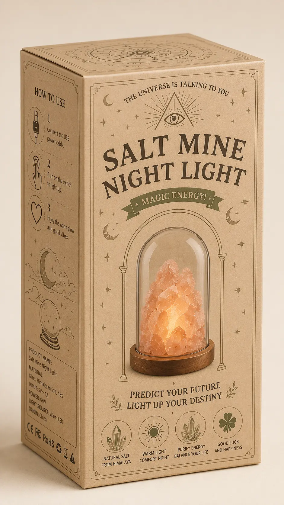Restyle the packaging in this photo as [eco kraft / minimal / premium], keeping the same product shape, proportions, and core brand name. Update colors, typography, and finish to match the new direction. Keep all text readable. Render a clean studio shot.